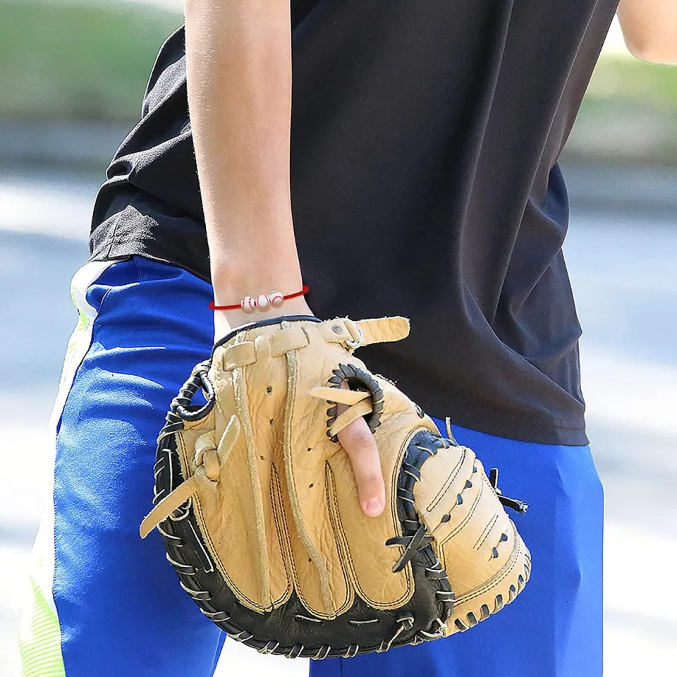 20 Pcs Adjustable Baseball Bracelets Sports Baseball Wristbands