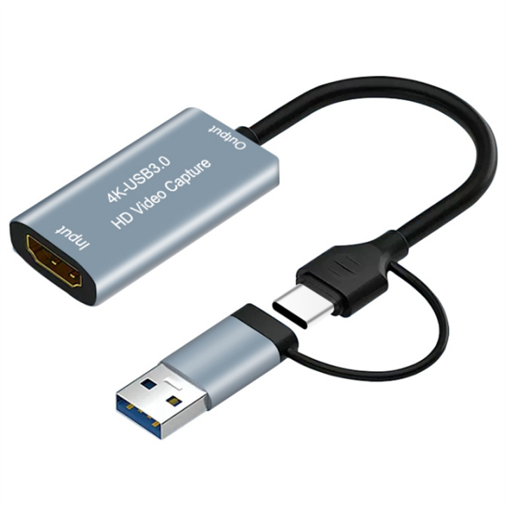 Video Capture Card USB3.0 Video Capture Card 4K -Compatible to USB Type ...
