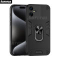 For Tecno Pova NEO 3 Phone case Silicone Armor Metal Ring Stand Case Armor Back Protective Shockproof Hard Dual Layer for Tecno Pova NEO3 Cover Casing HP. 