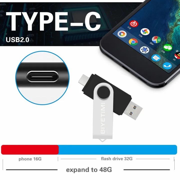 Biyetimi%20Usb%20type%20c%20flash%20drive%2032gb%20pendrive%2064gb%20OTG%20128GB%20USB%20stick%20device%20Flash%20memory%20Type-c%20for%20PC%20phone%20gift%20-%20Image%205