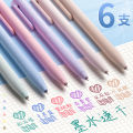 Journal Pen Hand Account Special Pen Multi-Color Morandi Light Color Good-looking Cute Large Capacity Student Marking Pen Color. 