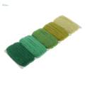 2x10Meter 1mm Cotton Rope Braided Twisted Cord Twine Craft for Bracelet Green. 