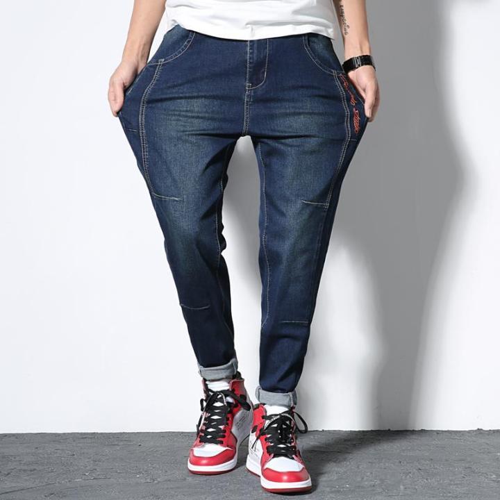 Fat%20Man%20plus-Sized%20plus%20Size%20Jeans%20Men's%20Fashionable%20Elastic%20Fat%20Man%20Fatty%20Spring%20and%20Summer%20Extra%20Large%20Skinny%20Pants300Jin7xl6%20-%20Image%209