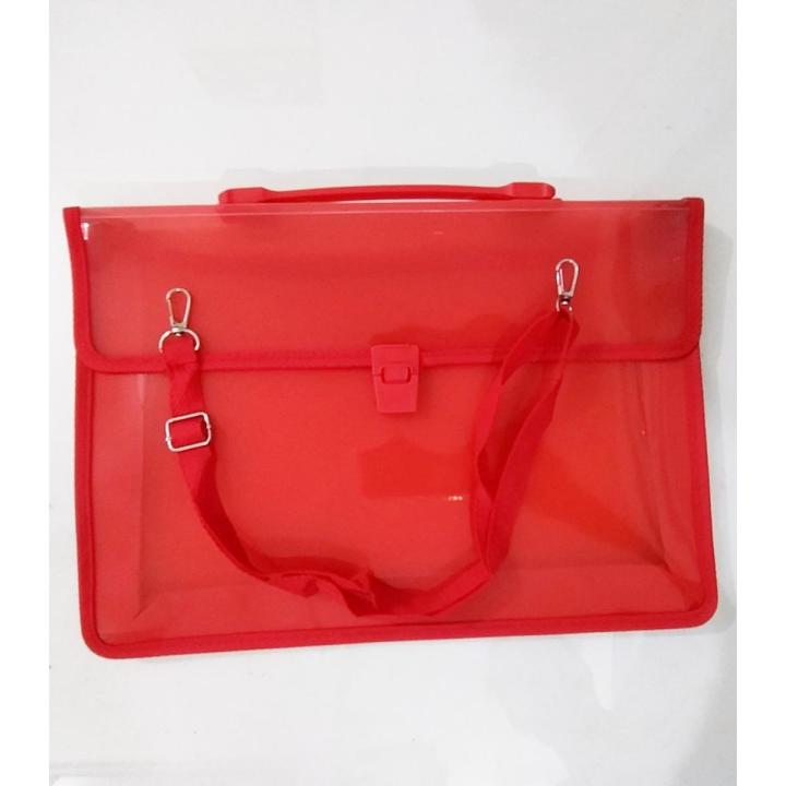 File Bag / Handle File / Document Carrier File (Inside 2 Parts with belt)