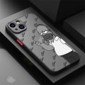 Case For Apple iPhone 15 13 Pro Max 11 14 Plus 12 Mini XR X XS 7 8 6 6S SE Luxury Funda Back Phone Cover The Simpsons Homer Capa. 