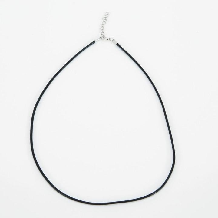 New Black Silk Rope Necklace Satin Snake Cord Chain