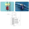 Portable Combination Lock Travel Backpack Zipper Lock Dormitory Cabinet Lock Luggage Padlock Password Lock. 
