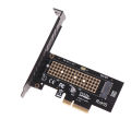 M.2 NVME SSD to PCIe 4.0 X4 Adapter Card with Copper Cooling Best Heatsink. 