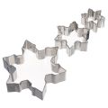 3pcs Metal Snowflake Baby Biscuit Cookie Cutter Fondant Cake Mould -. 