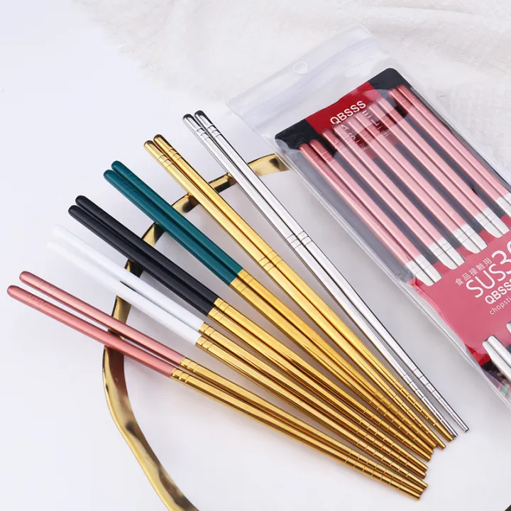 Chineese%20Stainless%20Steel%20Square%20Chopsticks%20Household%20Restaurant%20Utensils%20Sushi%20Dish%20-%20Image%203