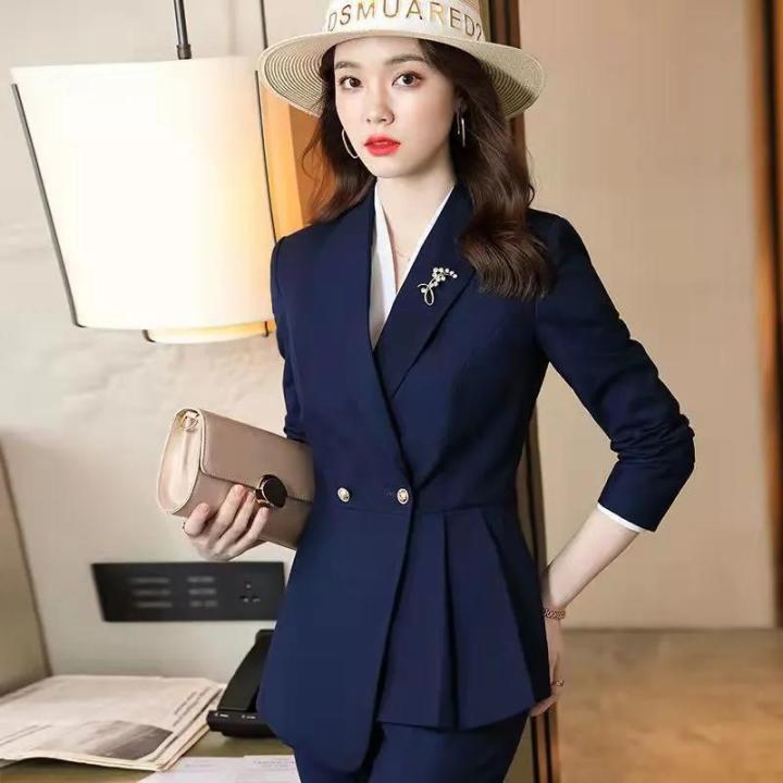 High-End%20Professional%20Tailored%20Suit%20Suit%20Female%20Spring%20and%20Autumn%20Fashion%20Temperament%20Goddess%20Style%20Korean%20Style%20Suit%20Formal%20Wear%20Jewelry%20Shop%20Workwear%20-%20Image%202