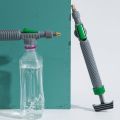Garden Watering Tool High Pressure Air Pump Manual Sprayer Adjustable Drink Bottle Spray Head Nozzle. 
