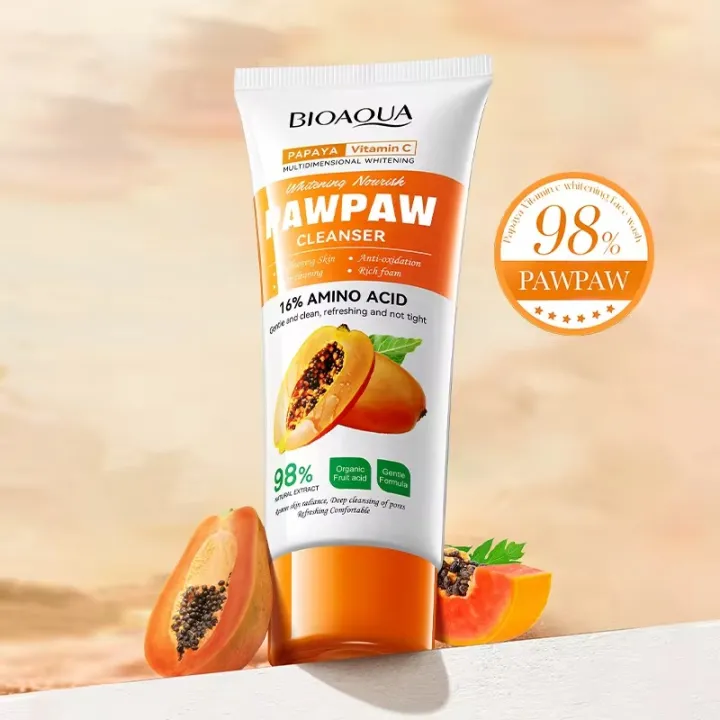 BIOAQUA%20papaya%20Vitamin%20C%20Whitning%20&%20Nourish%20PAWPAW%20Face%20Cleanser-%20100g%20-%20Image%207