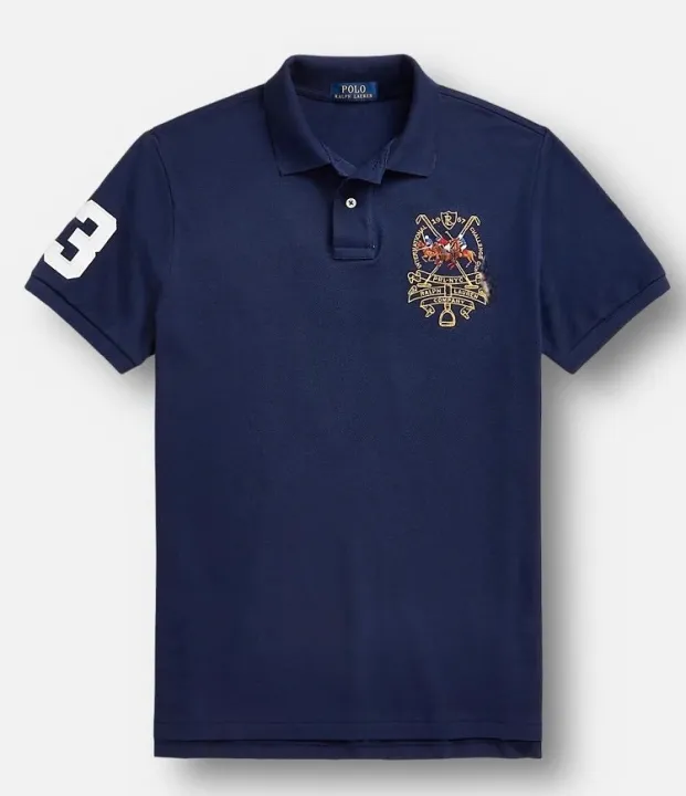 RL%20Men's%20Custom%20Triple%20Pony%20Embroidered%20Short-Sleeved%20Polo%20Shirt%20-%20Image%208