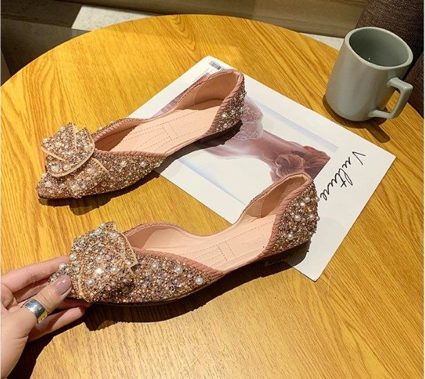 Single%20shoes%20female%202023%20new%20women's%20shoes%20summer%20Korean%20version%20of%20the%20pointed%20shallow%20mouth%20hollow%20flat%20shoes%20women's%20bow%20soy%20beans%20-%20Image%204