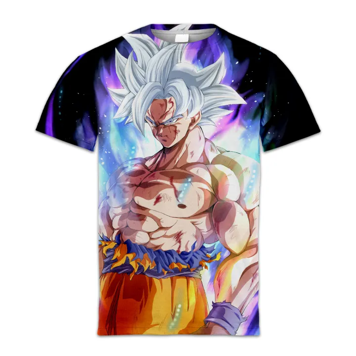 2023%20Summer%20European%20And%20American%20Style%20Japanese%20Anime%20Characters%20Dragon%20Ball%203dt%20Shirt%20Men%20And%20Women%20With%20Short%20Sleeves%20-%20Image%204