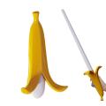 【Daily Necessities For Anyone Store】3D Printing Banana Telescopic Funny Plastic Safe Cosplay Katanas Model Funny Stress Relief Toy Birthday Gift for Kids. 