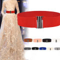 Womens Lady Fashion Elastic Cinch Belt Wide Stretch Waist Band Clasp Buckle Stylish Gift GJCUTE.