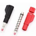 20 Sets Retractable Sheath 4mm Banana Plug Connectors Stackable Wire Solder Multimeter Test s Ends Plugs Adapter.