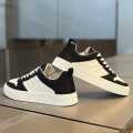 TopME Sneakers Shoes for Men Summer Canvas Stylish Comfortable Indispensable-Quality And Durability New Collection Black & White, M37. 