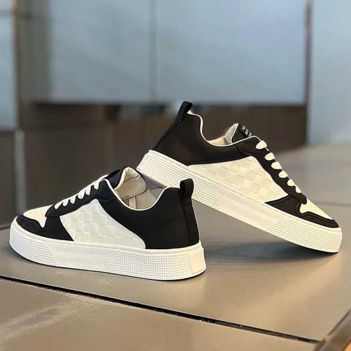TopME%20Sneakers%20Shoes%20for%20Men%20Summer%20Canvas%20Stylish%20Comfortable%20Indispensable-Quality%20And%20Durability%20New%20Collection%20Black%20&%20White,%20M37%20-%20Image%203