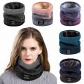 Unisex Knitted Warm Scarf Winter Autumn Ring Women Bandana Solid Scarf Fleece Men Headband Neck Scarf Shawl Ski Mask Bike Hood Sarcasmsm. 