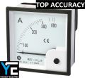 Ampere meter square panel meter ampere meter analogue 0-500 ampere.