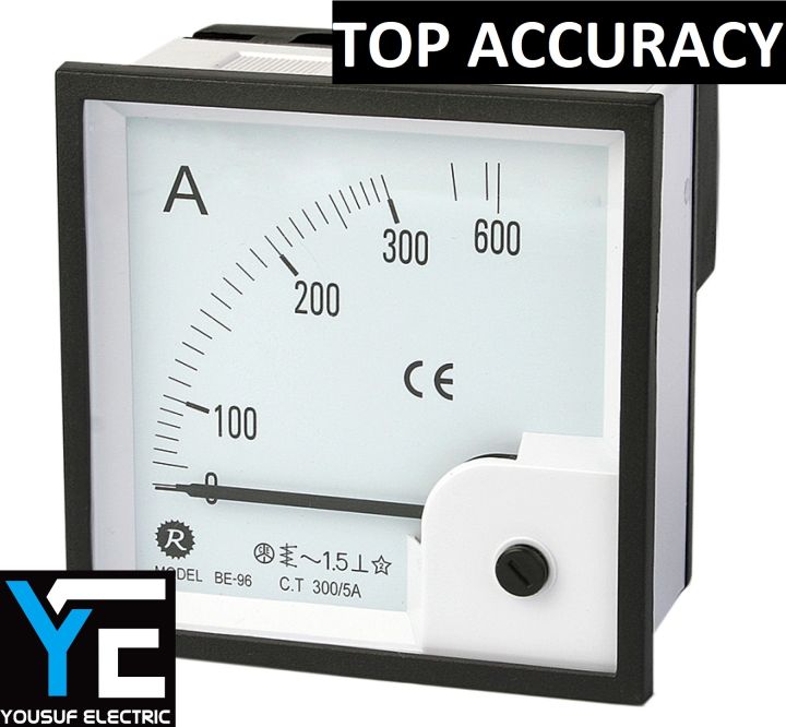 Ampere meter square panel meter ampere meter analogue 0-500 ampere