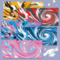amazon abstract ripple mouse pad large heat transfer desk mat abstract fluid art design factory straight. 