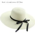 Fashion Summer Straw Hat Woman Beach Sun Hats Leisure Journey Outdoors Vacation Accessories Protection Big Brimmed Hat. 
