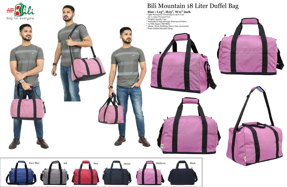 Bili Personal Use Compact Travel Bag for Short Tour 1-2 Days