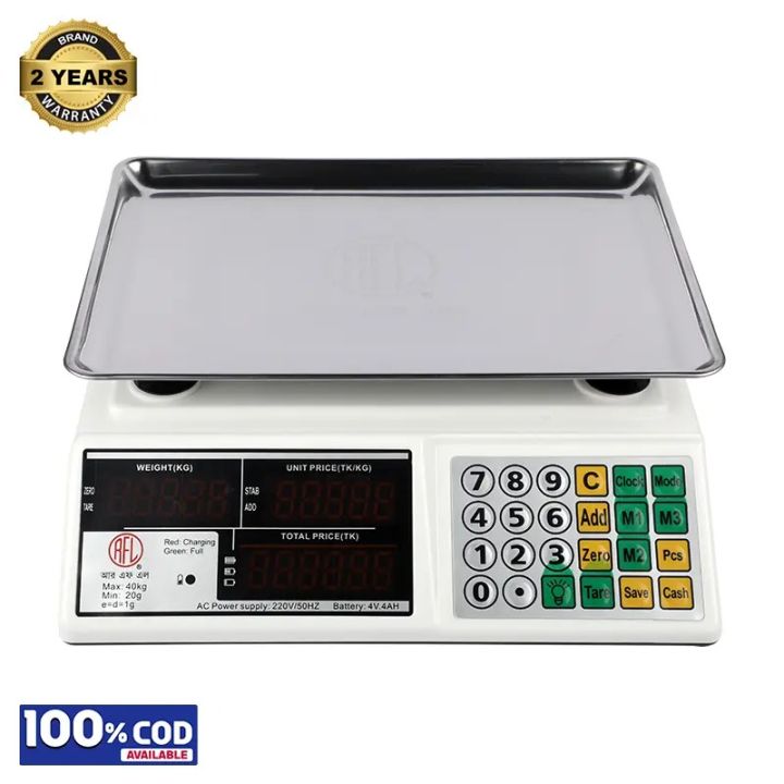 RFL Weighing Scale Table Top Scale – 40 KG 960047 (Free Delivery ...