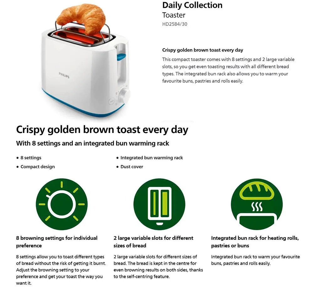 Philips Toaster HD2584/30 1