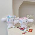 Cartoon Cinnamoroll Plush Doll Toys Kawaii Soft Stuffed Toys Bag Pendant Action Figures Cute Keychain Toys Gifts for Kids. 