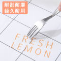 New Listed PEVA Fruit Tablecloth Oil Resistant Waterproof Household Small Fresh Tablecloth Coffee Table Computer Table Mat for Eating.