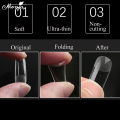 Monja 120/240pcs Matte False Full Nail Tips Frosted Coffin French Oval Square Stiletto Long Tips Acrylic Artificial Manicures. 