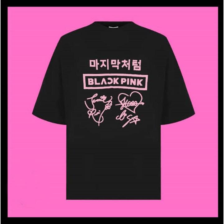 BLACK PINK BLINK T-shirts for men and women K-pop band BLACK PINK t-shirts.