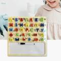 Alphabet Puzzles Board Russian Learn Development Preschool Learning Birthday Holiday Gift Sensory. 