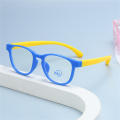 Square Kids Glasses Silicone Flexible Children Optical Frame Boys Girls Computer Transparent Spectacle for Sight Eyeglass.