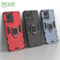 Lenuo Phone Case for Samsung Galaxy A03 166 Silicone PC Metal Ring Holder Cover. 