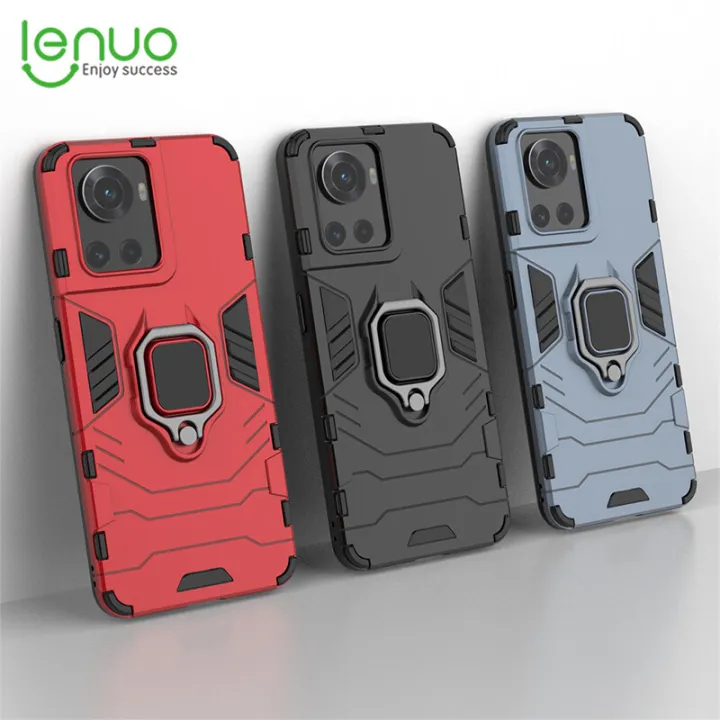 Lenuo%20Phone%20Case%20for%20Samsung%20Galaxy%20A03%20166%20Silicone%20PC%20Metal%20Ring%20Holder%20Cover%20-%20Image%203