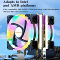CPU Air Cooler X79 X99 3Pin PWM 4Pin Quiet Processor Cooling Fan For Intel LGA 1151 1155 1200 1700 2011 AMD AM3 AM4 PC Radiator. 