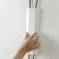 Wall Network Cable Routing Device Tv Cable Cover Trough Invisible Shielding Power Wire Cover Nail Free Wire Storage Organizer 1Pcs. 