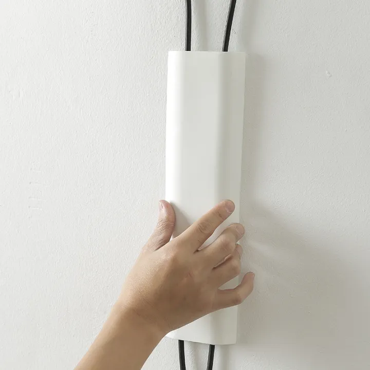 Wall%20Network%20Cable%20Routing%20Device%20Tv%20Cable%20Cover%20Trough%20Invisible%20Shielding%20Power%20Wire%20Cover%20Nail%20Free%20Wire%20Storage%20Organizer%201Pcs%20-%20Image%202