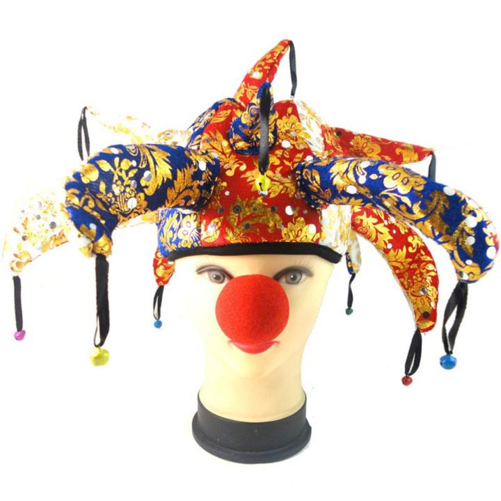 Party Supplies The Clown Hat With Bell Halloween Decoration show