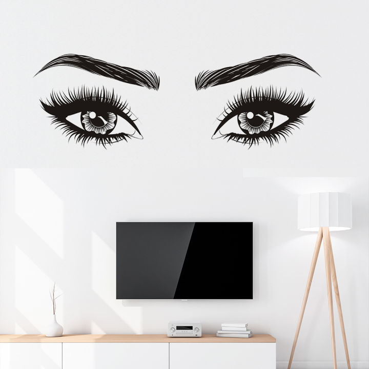 Fashion%20Girls%20Lash%20Brows%20Eyes%20Wall%20Stickers%20Living%20Room%20Decoration%20Decals%20for%20Furniture%20Sticker%20Decoration%20Eyebrows%20Store%20Decor%20-%20Image%202
