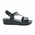 Bata Light & Easy Valentino Black Belt Sandal for Women. 