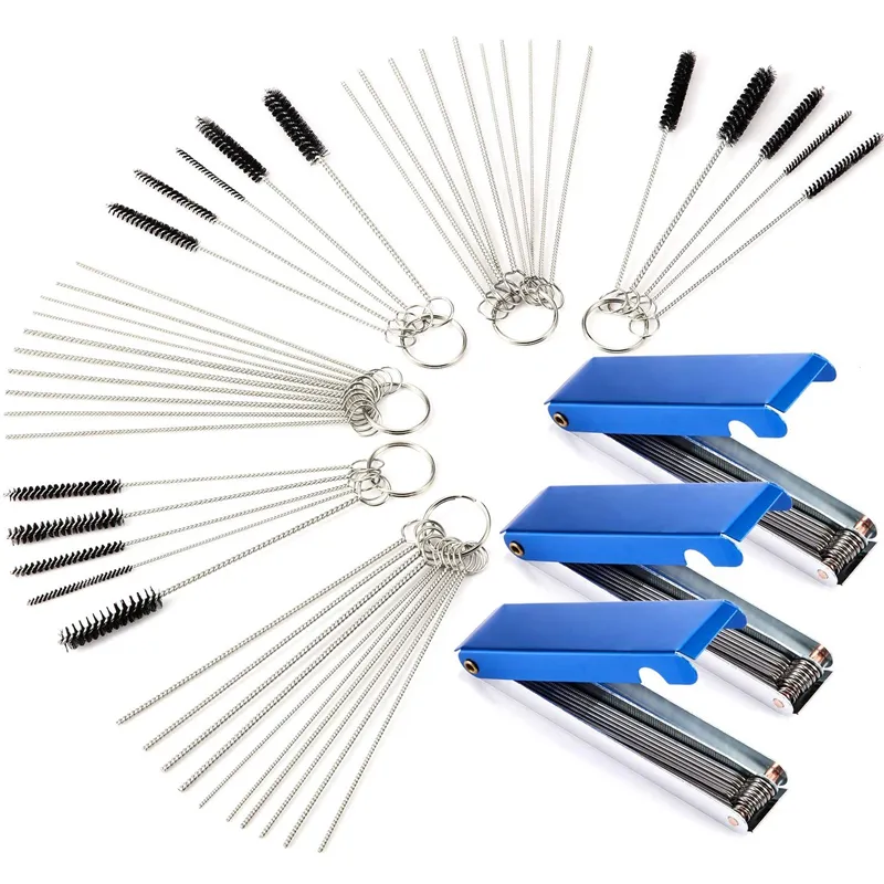 Carburetor Cleaning Kit-13 Cleaning Wires,10 Needles,5 Nylon