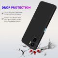 Vivo Y15s / Vivo Y01 / Vivo Y15A Silicone Matte Flexible Soft Phone Case - Black - Phone Back Cover.