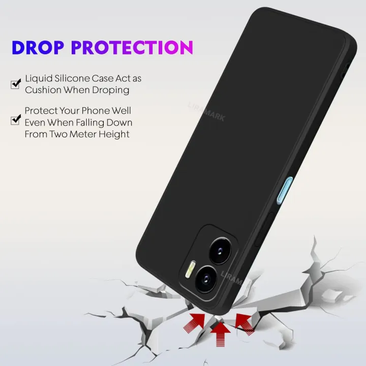 Vivo%20Y15s%20/%20Vivo%20Y01%20/%20Vivo%20Y15A%20Silicone%20Matte%20Flexible%20Soft%20Phone%20Case%20-%20Black%20-%20Phone%20Back%20Cover%20-%20Image%202
